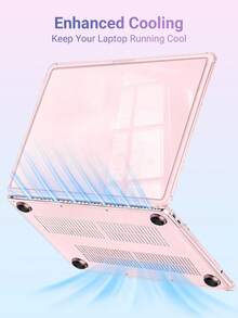 Teckwe 2026 Neo Laptop Skyddsfodral 13 tum A3404 100 % matchande officiell färg, reptåligt material av hög kvalitet, enkel installation, A18 Pro neonstil - Visa 2