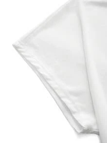 SHEIN Cheerettes 女款大尺碼休閒透視拉鍊連帽運動外套 白色網紗柔軟彈性面料 前拉鍊連帽透氣薄紗健身外套 - 白色 - 查看 7