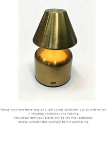 Modern Cordless Mushroom Touch Lamp, Dimmable Brightness, USB Rechargeable, Portable Adjustable Desk Lamp, Suitable For Home Decor, Bedside Or Tabletop, Perfect Holiday Gift - Multicolor - View 2
