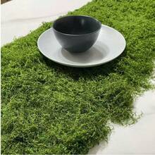 1入人造苔蘚地毯 仿真苔蘚草坪墊 桌面迷你花園裝飾盆栽覆蓋飾品 適用居家、婚禮與派對布置 - A - 查看 6