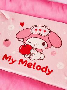 HELLO KITTY AND FRIENDS | PETSIN 1個可愛小貓玫瑰印花寵物窩附蝴蝶結，惡魔小貓與大耳小貓字母印花，配色拼接柔軟透氣防滑寵物床，適合居家、旅行，生日或週年紀念的舒適禮物 - 彩色 - 查看 10