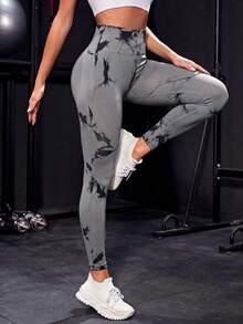 Easithlete Women's High Waist Solid Color Seamless Leggings For Daily Fitness For Chinese New Year - Multicolor - View 1
