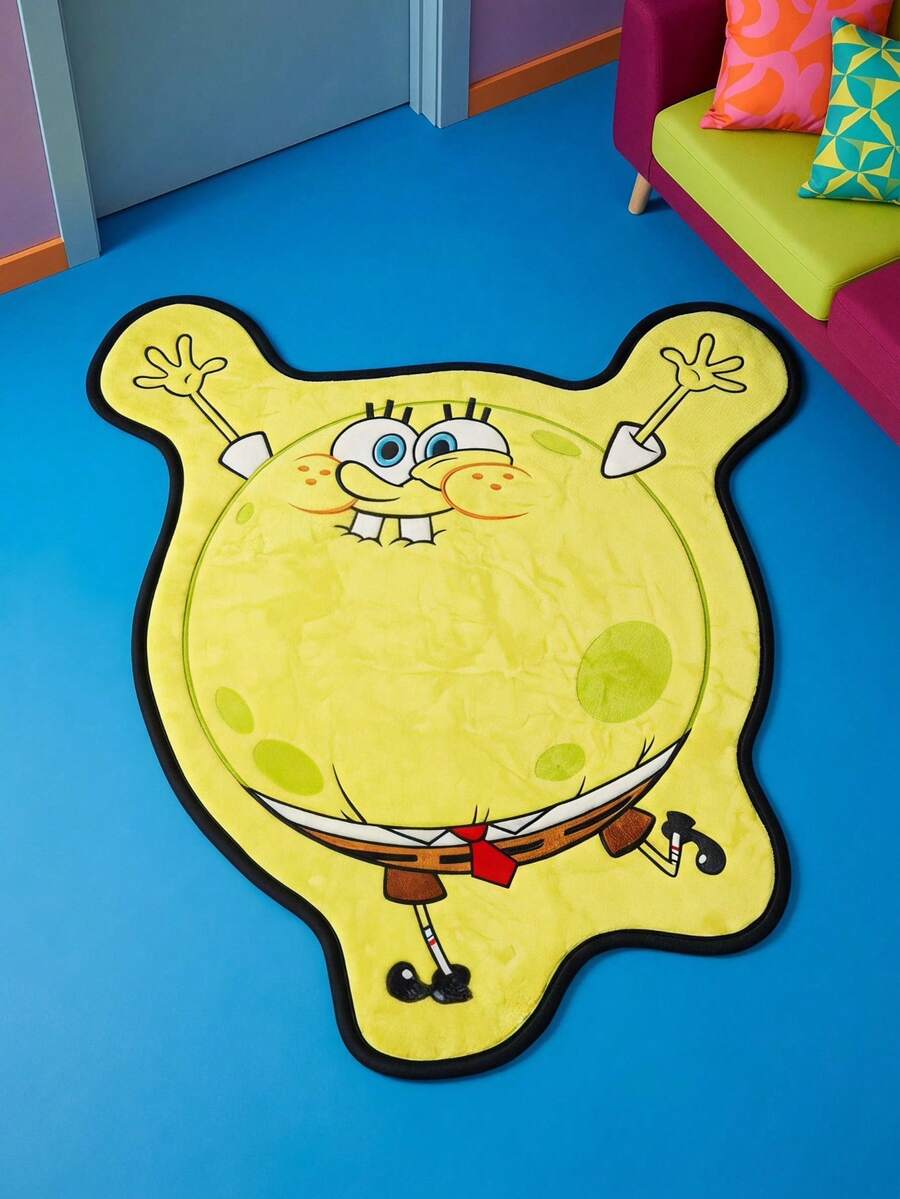 SpongeBob SquarePants | Joivida 1件地毯-授權卡通地墊,柔軟長毛家居裝飾 - 1PC - 查看 1