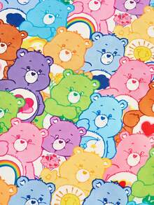 Care Bears X PETSIN PETSIN 1件裝泰迪熊印花休閒寵物背心，甜美可愛設計搭配彈性舒適面料，透氣輕盈，適合貓狗，適合夏季度假、日常散步及居家放鬆 - 彩色 - 查看 8