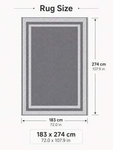 Double Sided Portable Plastic Straw Outdoor Camping Rug, Large Waterproof Reversible Patio Mat For RV Deck Porch Balcony Backyard Outside Decor Supplies - Light Grey - View 10