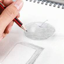 دفتر رسم حلزوني بغلاف أسود 16K بوزن 120 جرام، 30 ورقة دفتر رسم للفنانين والطلاب والرسم الخطي والممارسة - متعدد الألوان - مشاهدة 5