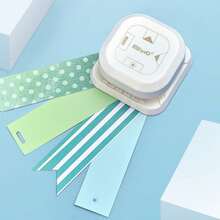 1 Four In One Punch, Multifunctional Embossing Punch, Diary/Planner/DIY Corner Cutter, Notebook Stationery Cutting Tool, Suitable For School, Office, Home, Back To School Season, School Supplies - multicolor - View 12