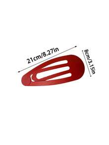 Zazumi 1件/4件特大號個性化創意BB髮夾，獨特百搭飾品，可裝飾衣物與包包 - 彩色 - 查看 11