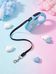 Care Bears X PETSIN 1件裝 3米伸縮式寵物狗牽繩 耐磨防斷 舒適握感 防滑輕便 便攜式 適合室內外散步旅行 全季節適用 小型犬中型犬 日常遛狗裝備 熱門寵物配件 - 彩色 - 查看 4