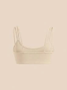 SHEIN Cheerettes 女款素色日常健身舒適運動內衣 - 彩色 - 查看 8