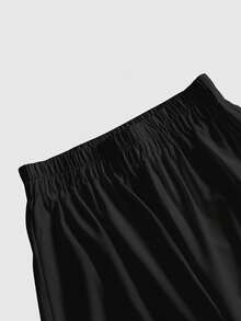 ROMWE Dark Gothic Skull Moon Sun Star Women's Long Pants - Black - View 3