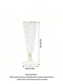 20/10PCS 150ml Reusable Champagne Glasses, Suitable For Parties, Gatherings, Cold Drinks, Birthdays, Valentine'S Day, Weddings, And Large Events - Multicolor - View 4
