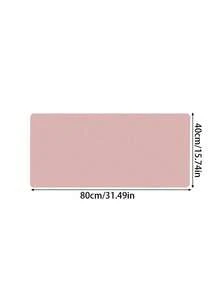 1PC Diatomaceous Earth Non Slip Waterproof Scratch Proof Pink Desk Mat Mouse Pad Office Home Laptop Student Dorm Makeup Table Nail Salon Desk Protector Keyboard Pad - pink - View 8
