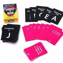 Shout And Win English Edition Quick Response Card Game, Fast Naming Speed Competition Parent-Child Interactive Board Game - Multicolor - View 4