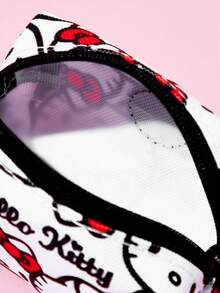 HELLO KITTY AND FRIENDS | SHEIN 全滿版卡通貓寵物用品單件販售，胸背帶牽繩項圈與便攜拾便袋收納架，多尺寸適用幼犬幼貓戶外日常散步 - 鮮紅色 - 查看 10