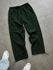 Gym Rark Pantalones deportivos con cintura de cordón y puños para hombre - Verde Oscuro - Ver 2