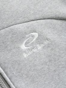 PAVTROS Men's Letter Print Long Sleeve 2 In 1 Casual Hoodie Sweatshirt - Grey - View 8