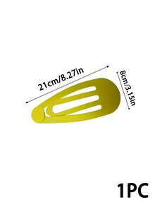 Zazumi 1件/4件特大號個性化創意BB髮夾，獨特百搭飾品，可裝飾衣物與包包 - 彩色 - 查看 15