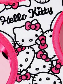 HELLO KITTY AND FRIENDS | SHEIN 甜美卡通印花寵物旅行套裝，包含背心式胸背帶、項圈與收納袋，堅固扣具方便穿戴，收納袋可放置拾便袋與零食，適合貓狗，多尺寸可選，亦可單獨購買 - 芭比粉 - 查看 4