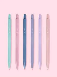 6/12/18pcs Muted Color Mechanical Pencils, 0.5mm/0.7mm Thickness Options, Suitable For Students And Office Use, Automatic Erasable Pencils, Back To School - Morandi Mechanical Pencil - View 7