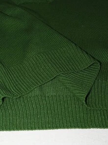 STEELVANCE Men's Fashion Versatile Ribbed Trim Knit Vest, Smart Casual Commuter Style Holiday Festival Autumn Streetwear Winter - Green - View 5