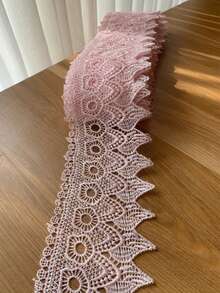 5碼 9CM寬 刺繡蕾絲飾邊布料 復古風 刺繡貼花 縫紉手工 婚禮新娘禮服裝飾 禮品派對裝飾 - 多色的 - 查看 2