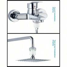 Shower Filter With Replaceable Filter Cartridge, Home Use Shower Water Purifier, Universal For Bathing And Hot Water Heater - Multicolor - View 3