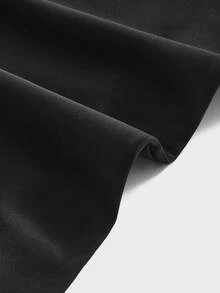YARNWELL بدلة سباحة نسائية قطعة واحدة سوداء بحمالات رفيعة - الأسود - مشاهدة 12