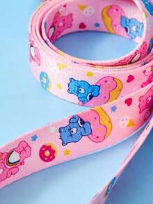 Care Bears X PETSIN 1pc Pink Dog Leash With Cute Heart-Shaped Bear Pattern, Strong & Durable, Soft Comfortable Grip, Tangle-Free Design, Perfect For Daily Walks, A Sweet Little Accessory That Makes Every Walk Feel Like A Hug - Pink - View 8