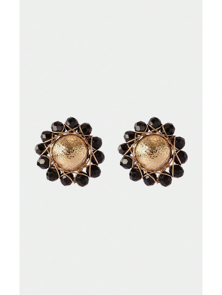 Noxbound A Pair Of Bohemian Stud Earrings - flower shape - View 1