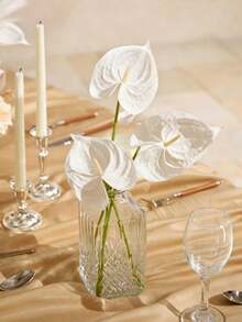 8 pièces Fleur d'oiseau de paradis artificielle blanche, Oiseau de paradis en plastique factice, Plante artificielle à tige longue, Convient pour la décoration de vase de fête à la maison, l'arrangement de table de mariage, la décoration intérieure, le bouquet DIY, le cadeau pour les femmes - Blanc - Voir 4