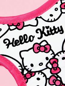 HELLO KITTY AND FRIENDS | SHEIN 甜美卡通印花寵物旅行套裝，包含背心式胸背帶、項圈與收納袋，堅固扣具方便穿戴，收納袋可放置拾便袋與零食，適合貓狗，多尺寸可選，亦可單獨購買 - 芭比粉 - 查看 10