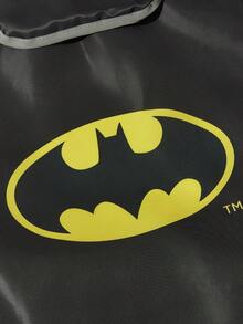 Batman X PETSIN Collaboration Waterproof Printed Pet Dog Raincoat For Small, Medium & Large Dogs, Full Body Coverage, Breathable Fabric, Comfortable & Flexible Fit, Cool Graphic Design, Universal Rain Gear For Cats & Dogs, Cross-Border Pet Supplies, Practical For Rainy Days, A Must-Have For Cool Pets - Black - View 6