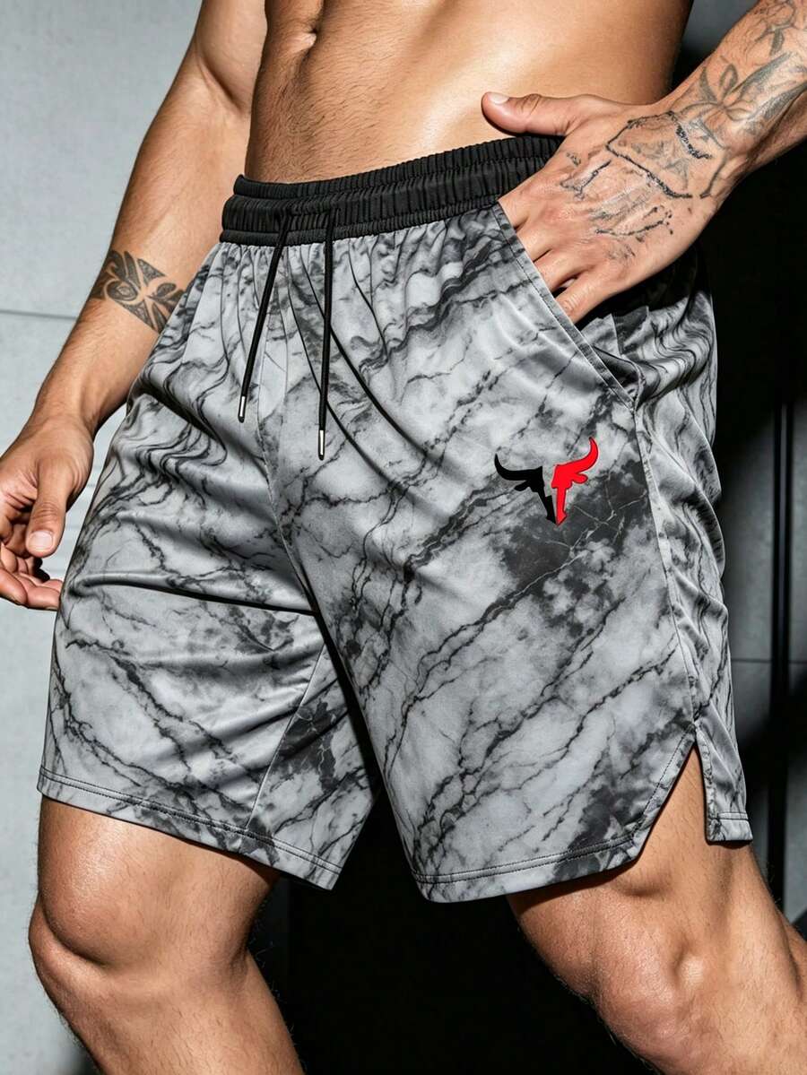 Gym Rark 男士抽繩腰口袋休閒日常旅行運動短褲 - 彩色 - 查看 1