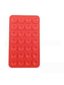 1pc Double-Sided Silicone Suction Phone Holder – Reusable Washable Pad, Strong Non-Slip Grip, No Glue Residue For Car/Desk/Mirror - Multicolor - View 9