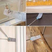 Telescopic Sweeper Mop For Under Bed, Sofa, Furniture Gaps Cleaning, With Replaceable Cloth Head - Green - View 6