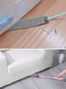 1 Set Extension Pole, Washable & Expandable Duster, Retractable Crevice Cleaner, Dry & Wet Cleaning Brush, Multi-Purpose Duster Suitable For Sofa, Bed, Furniture Bottoms, Cleaning Supplies, Kitchen - multicolor - View 9