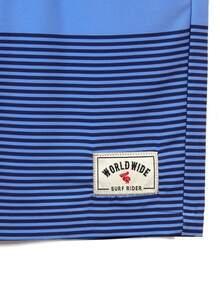 Manfinity KASUA Men Loose Striped Beach Shorts In Vacation Style Milk Silk Lining - Blue - View 5
