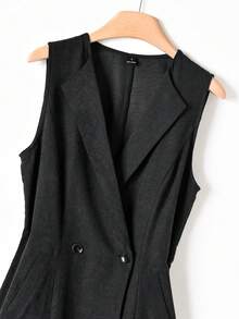 Rusticease Basic Women's Winter Clothes Black Fall Outfits Elegant Long Dress Casual Dresses Formal Dress Country Party Dresses Going Out Outfits Birthday - Matte Black - View 5