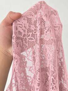 Viva Relle Gaun Kasual Ukuran Besar, Gaya Minimalis untuk Pemakaian Sehari-hari, Valentine Musim Gugur - Dusty Pink - View 7