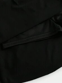 Firerie Kids Firerie Kids 少女休闲不对称肩部褶皱金属玫瑰装饰无袖伞裙，优雅公主风，正式场合，姐妹装，派对礼服，生日姐妹装，适合女孩日常穿着、节日、家庭聚会和特殊场合，姐妹装风格，春夏度假，可爱、优雅、甜美、复古、时尚。母女装、姐妹装。 - 黑色 - 查看 5