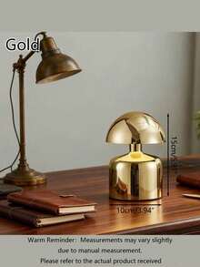 Modern Cordless Mushroom Touch Lamp, Dimmable Brightness, USB Rechargeable, Portable Adjustable Desk Lamp, Suitable For Home Decor, Bedside Or Tabletop, Perfect Holiday Gift - Multicolor - View 10