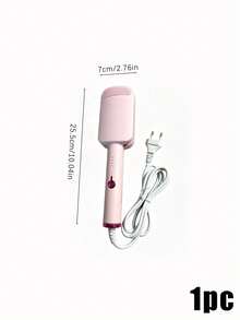 JMMO 1 buah alat pengeriting rambut berbentuk U-barrel, catokan rambut keramik turmalin dengan pemanasan cepat, alat pengeriting rambut bergelombang untuk rambut panjang & pendek, warna pink. - MultiWarna - View 7