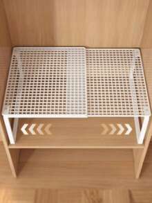 Extensible Vertical Wardrobe Storage Rack - Adjustable Height Space Saver For Clothes & Shoes. Sturdy & Easy To Install Closet Organizer. Simple Design Home Organization System For Household Storage. - Multicolor - View 3