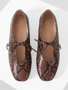Dark brown snake pattern