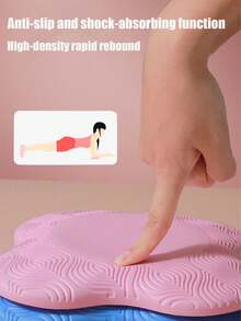 2/4 buah Bantalan Lutut Yoga Tebal, Matras Latihan Yoga dan Pilates, untuk Penopang Lutut/Siku/Pergelangan Tangan, Latihan Kekuatan dan Plank - MultiWarna - View 7