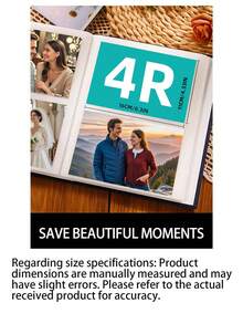 6-Inch 200-Pocket High Capacity Photo Album Book, Memo Album - Multicolor - View 4