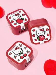 HELLO KITTY AND FRIENDS | SHEIN 3件組錫罐香氛蠟燭，蘋果/草莓/櫻桃，果香甜味 - 草莓+蘋果+櫻桃 - 查看 4