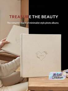 12 Inch Exquisite Large Self-Adhesive Photo Album DIY Photo Album Travel Memorial And Holiday Universal Gift - Multicolor - View 1
