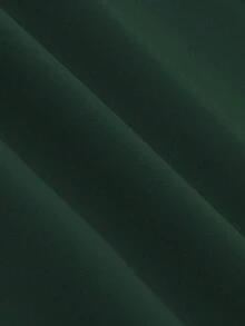 Franclia 通勤时尚百搭束腰双排扣金属纽扣撞色饰边卡其色女式西装外套，优雅春秋季外套，商务休闲装，漂亮女士西装外套 - 墨綠色 - 查看 4